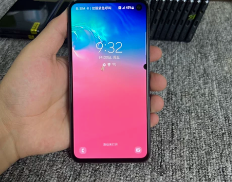 三星 S10e几乎 完美屏幕，点机，印机，...