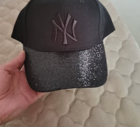 mlb亮片棒球帽ny鸭舌帽全新最后三个库存...