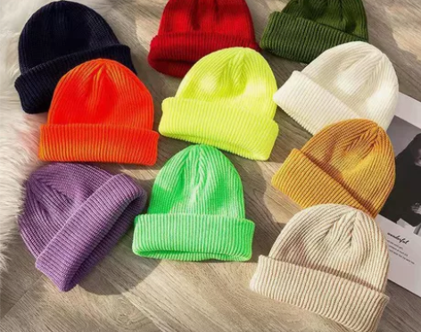 帽子男秋冬百搭黑色冷帽潮牌针织瓜皮帽日系毛...