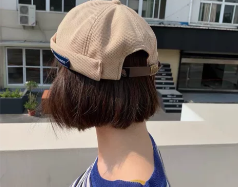 日系复古无檐瓜皮帽男女潮ins春夏季贝雷帽...