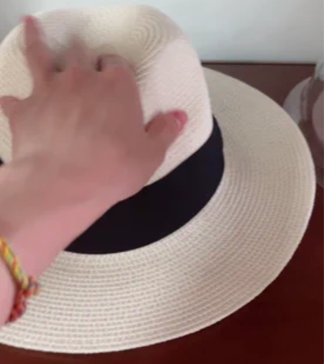 巴拿马草帽 全新   小仙女们仔细看视频 ...
