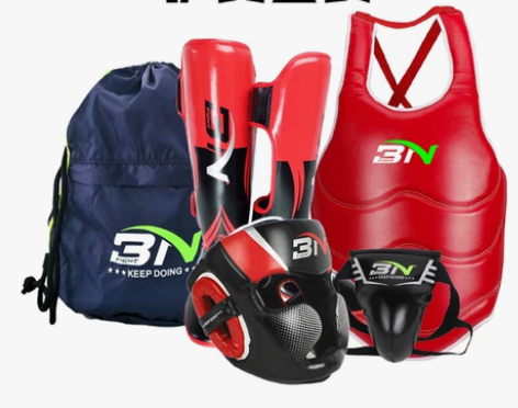BN拳击散打护具套装成人儿童 自由搏击泰拳...