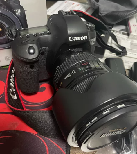 canon佳能全画幅单反相机6D+24-1...