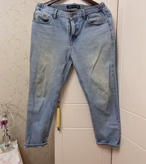 男士牛仔裤，阔腿裤，140斤以内可穿，包邮...