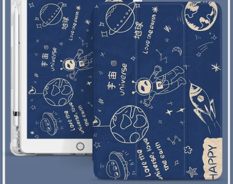 适用于联想小新pad pro保护套三折笔槽...