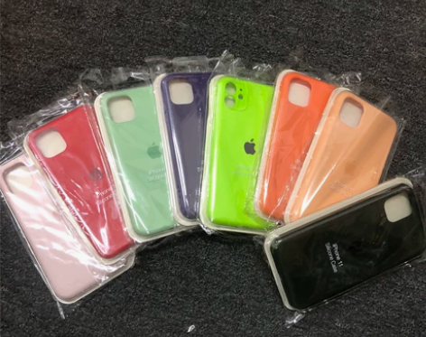 闲置苹果11液态硅胶手机壳5元一个  内置...