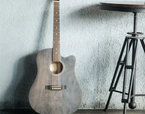 复古色民谣吉他41寸36云杉单板初学者木吉...