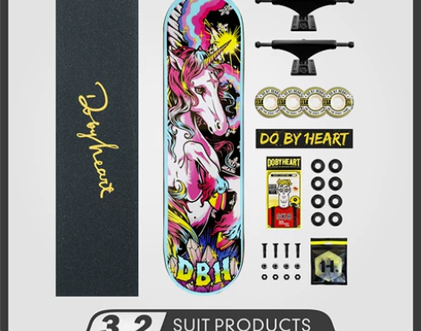 DBH滑板 专业滑板 刷街代步动作双翘滑板...