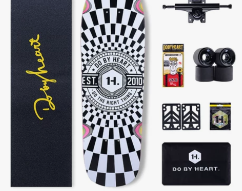 DBH滑板专业四轮大鱼板成人青少年男女生初...