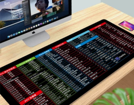 大尺寸游戏鼠标垫超大加厚锁边办公桌垫电脑垫...