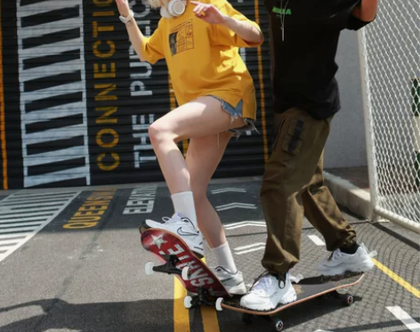 乐秀滑板 亚运会合作品牌/专业双翘初学者成人儿童