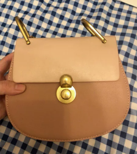 小优家包包 小猪包 小号粉色链条单肩包 成...