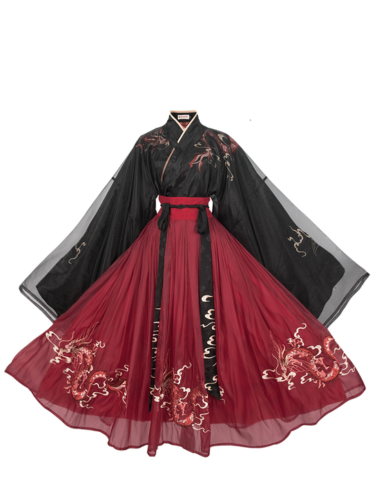 【年货价】汉尚华莲夜弦歌汉服女大袖交领襦裙...