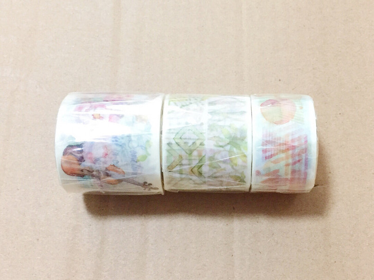 【参绑】台湾和纸胶带清新素色清新花卉予花歌...