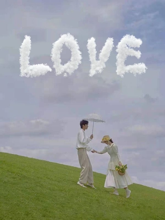 43款云朵字母数字PSD格式婚纱摄影后期设...