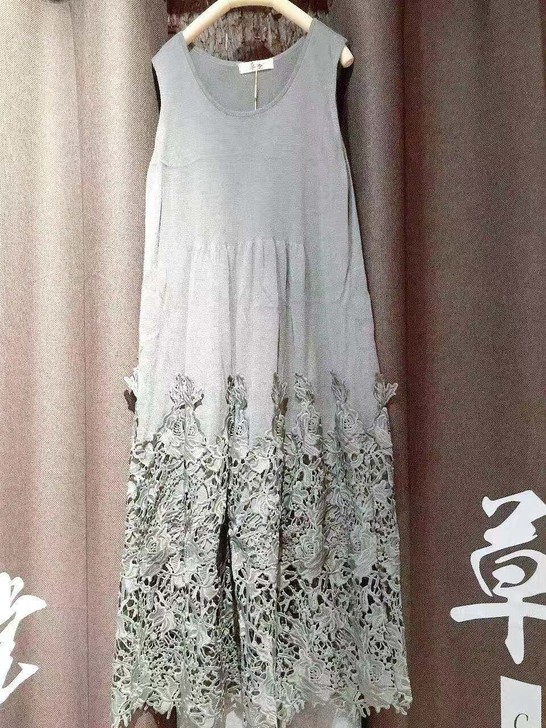 草堂女装，棉麻，灰色，均码，原价649