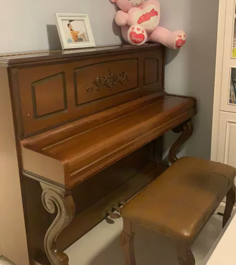 新旧程度 七成新品牌型号 韩国三益钢琴 感...