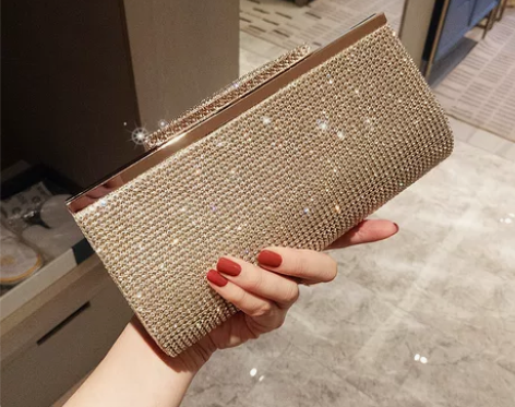 镶钻手拿包晚宴包婚宴包聚会包包手包女包