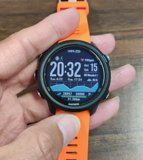 96新佳明245跑步手表，国行普通版，打官...