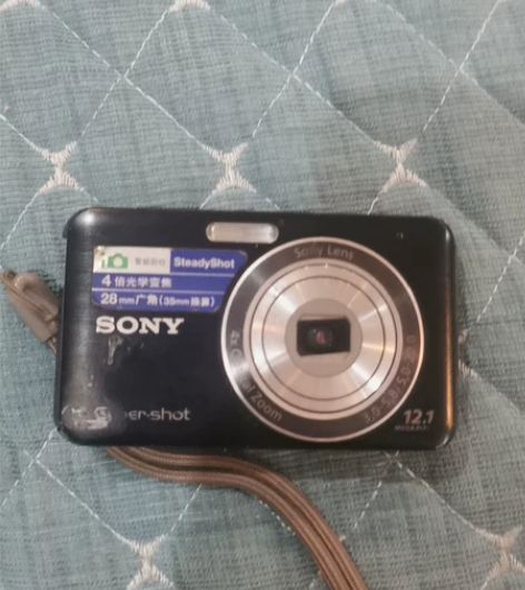 索尼w310数码相机相机红色，1200万像...