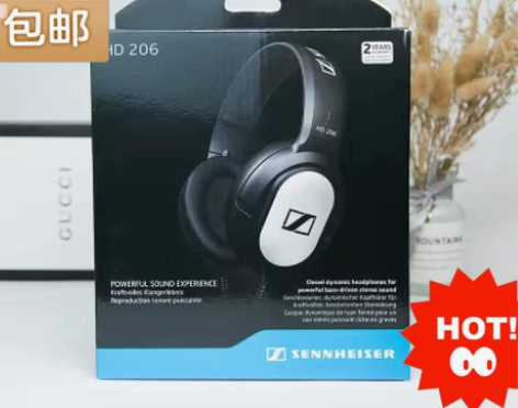 森海塞尔耳机HD206耳机监听耳机  森海...