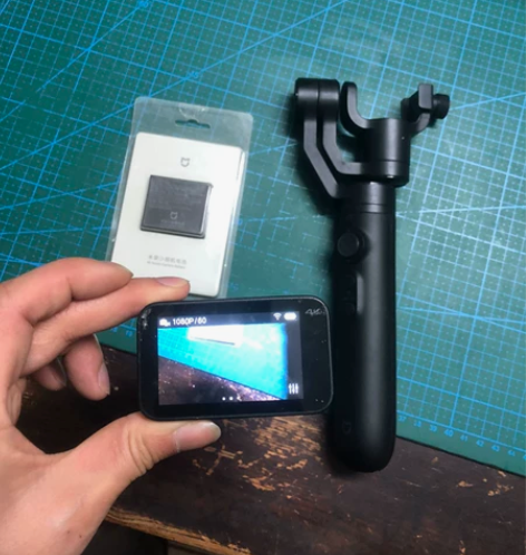 小米手持云台运动相机，备用电池、潜水套装，...