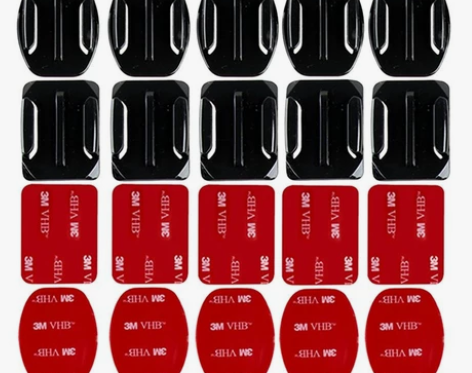 Gopro头盔底座固定座3m双面胶山狗大疆...