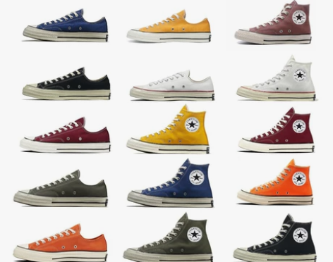 旗舰店官网正品匡威1970s高帮帆布鞋男低...