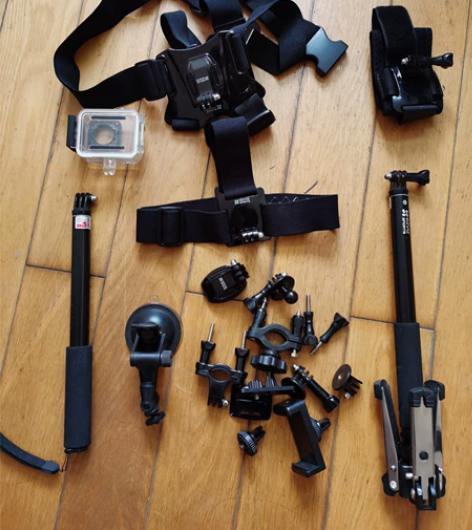 萤石S1，运动相机 蓝牙腕带控制器，三脚架...