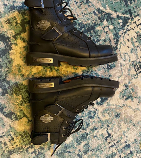 哈雷超级炸街款！全新头层牛皮！保真正品！码...