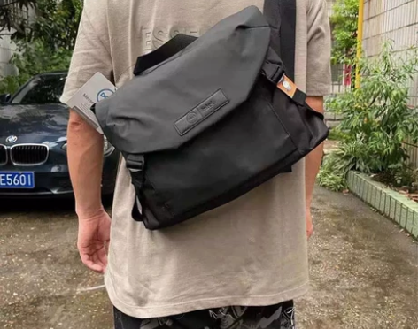 黑色百搭DELL单肩包潮酷笔记本平板电脑包...