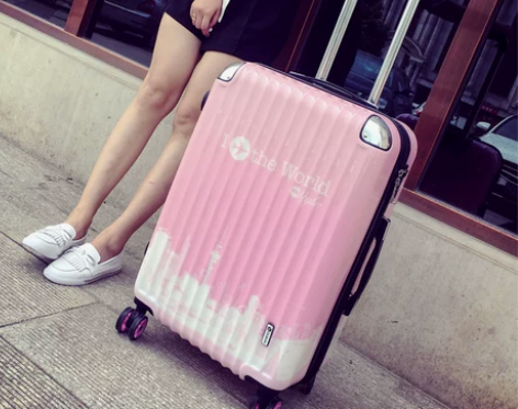 北爱旅行箱行李箱万向轮拉杆箱女密码箱包登机...