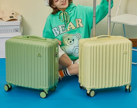 行李箱女小型18寸ins网红轻便密码拉杆箱...