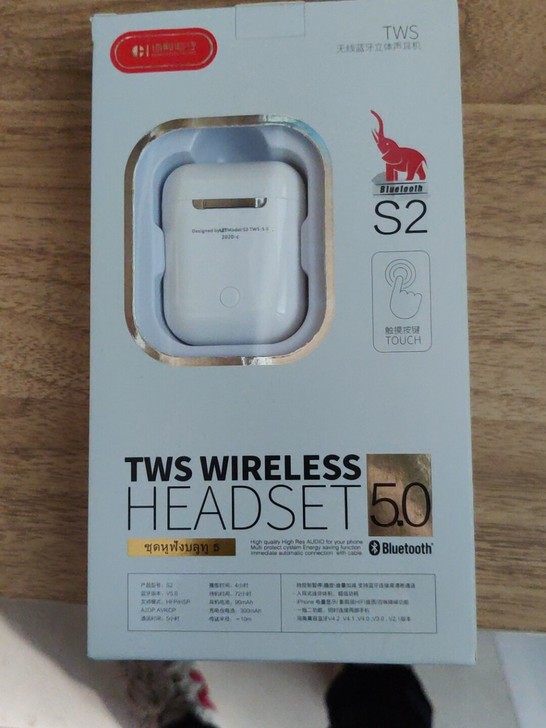 TWS.无线蓝牙立体声耳机。蓝牙5.0,触...