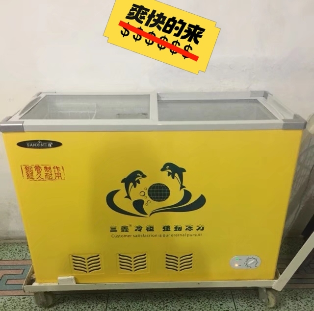 三鑫铜管冷柜，玻璃移门冷冻柜，雪糕柜，铜管...