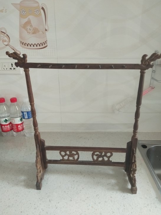 全新实木16针毛笔架，不用了，忍痛割爱，有...