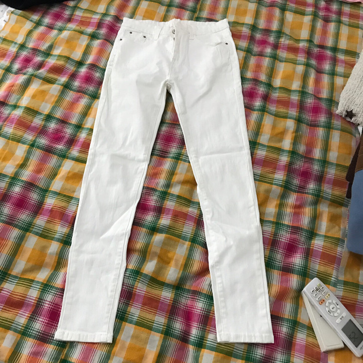 白色2020铅笔裤韩版牛仔裤 裤长：长裤 ...