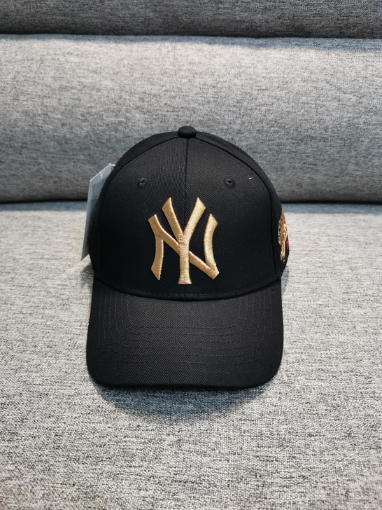 MLB韩国专柜新款新款猎豹刺绣ny鸭舌帽棒...