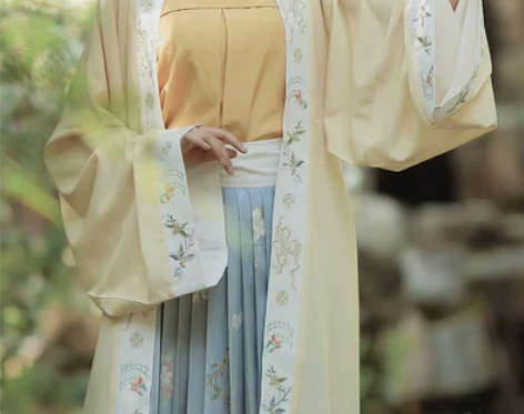 兰若庭汉服 宋制 百迭 宋抹 对襟 吊带 ...