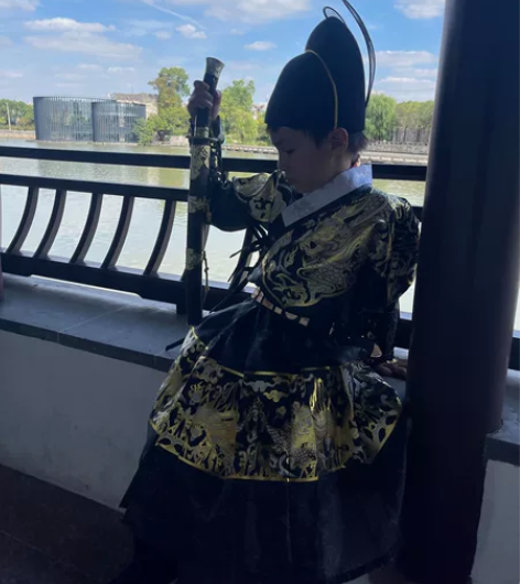 童装瑞龙吟如梦霓裳原创飞鱼服，贴里，130...