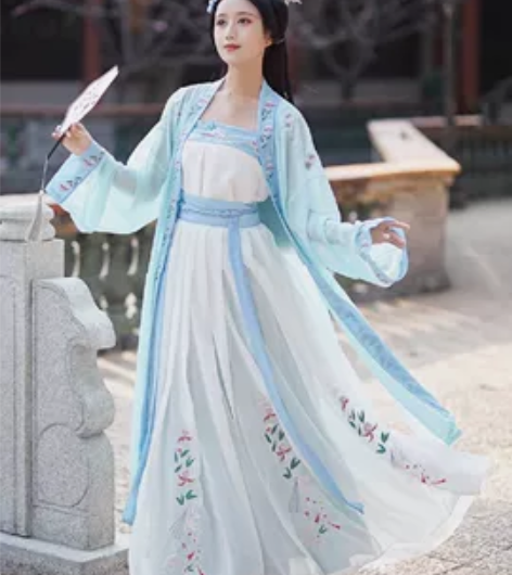 珍缕【伴兮】正品原创宋制汉服女闺蜜褙子吊带...