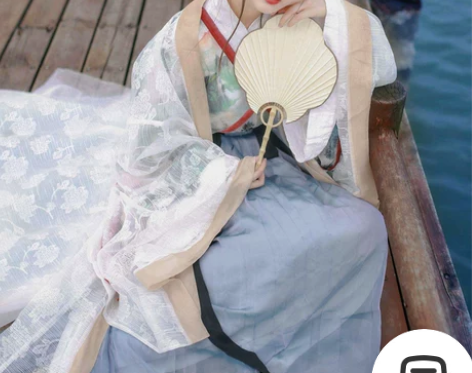 【现货】司南阁 上宫魏晋风汉服 交领大袖衫...