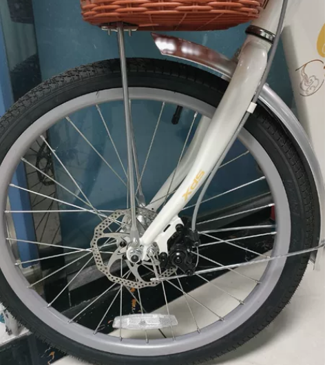 喜得盛自行车,前后碟刹,踩起来非常轻快,准...