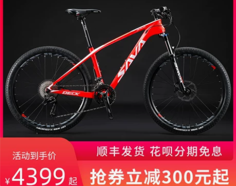 SAVA 碳纤维山地车自行车36速-202...