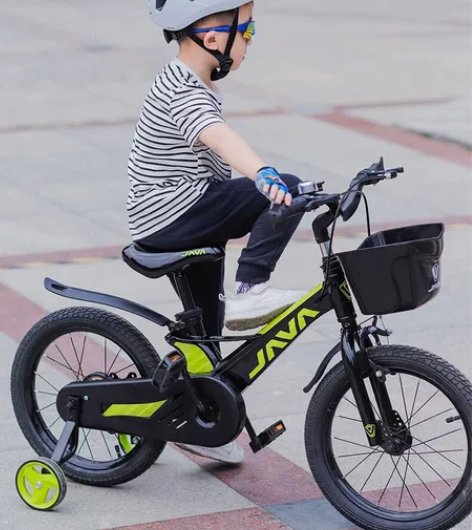 JAVA佳沃新款儿童自行车男女孩16寸45...