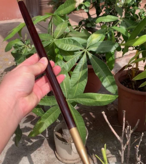 印度小叶紫檀，老式烟斗，尺寸全长47.4x...