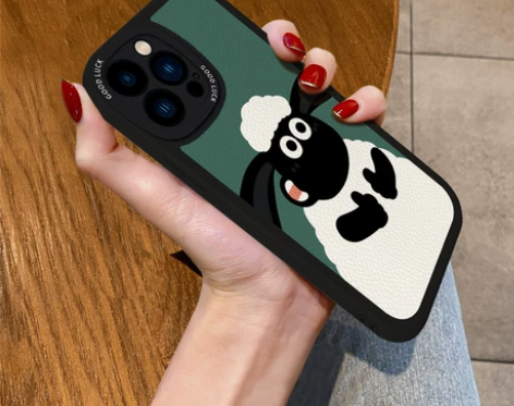 手机保护壳 保护套适用苹果14壳小羊肖恩i...