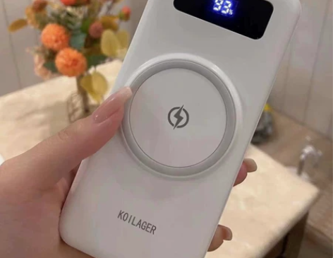 20000毫安大容量充电宝 自带四线无线华...