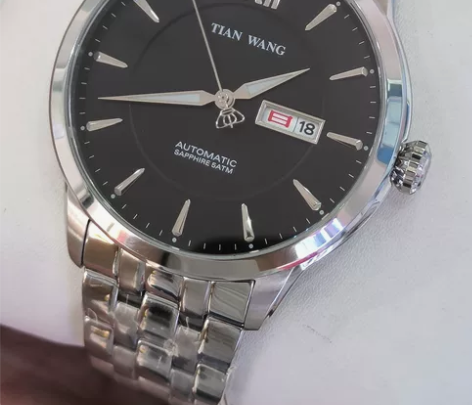 99新天王手表正品男表防水全自动机械表 钢...