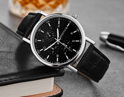 MODIYA石英礼品手表 简约watch皮...